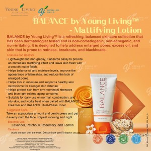BALANCE by Young Living Mattifying Lotion BALANCE 清爽平衡啞光乳液